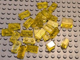 Lego 28x  transparent gelb