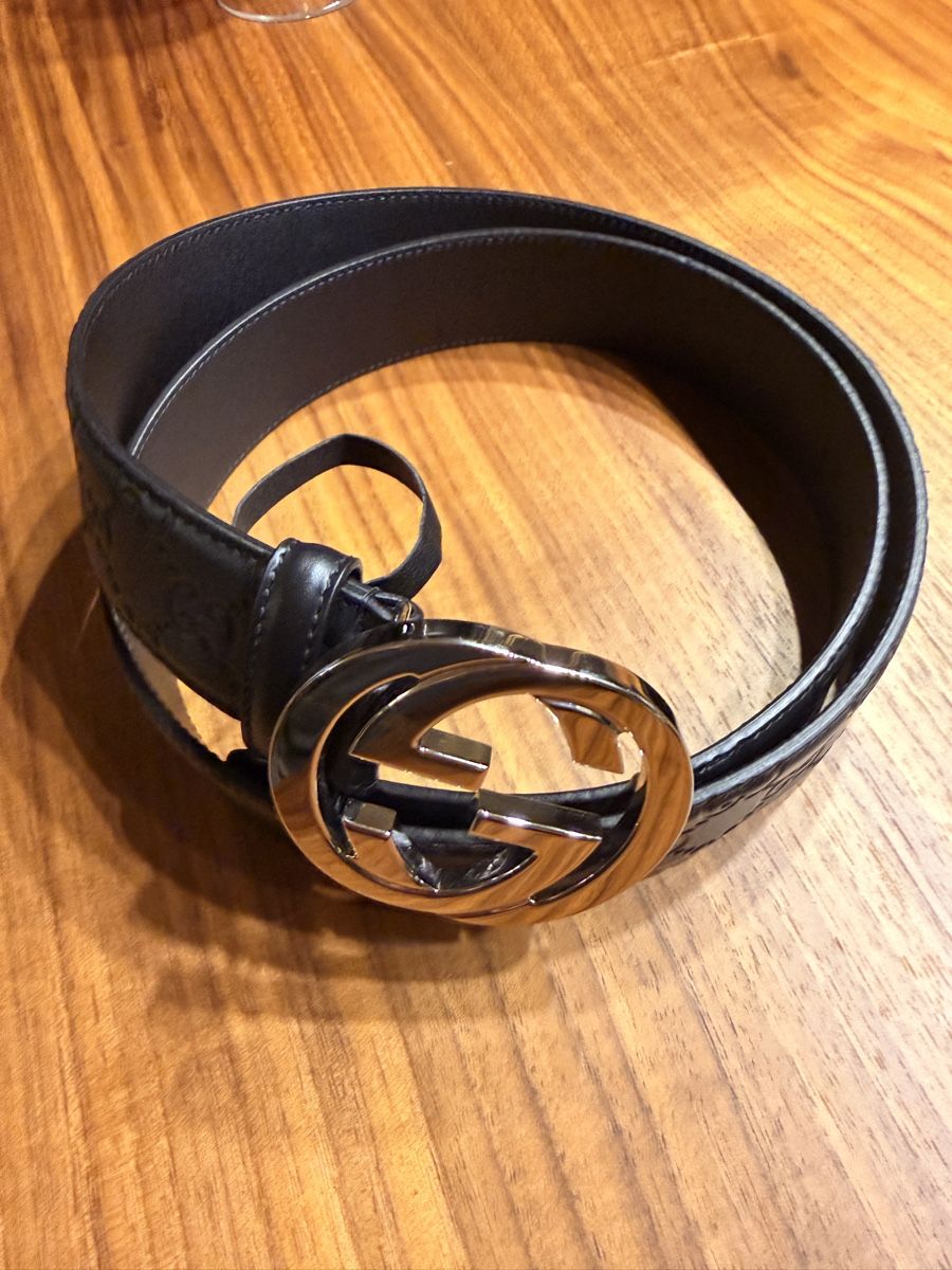 Gucci Gürtel: Gucci Gürtel Interlocking G schwarz Leder Grösse 100 – Gebraucht aus Erlenbach ZH von Berlen 3