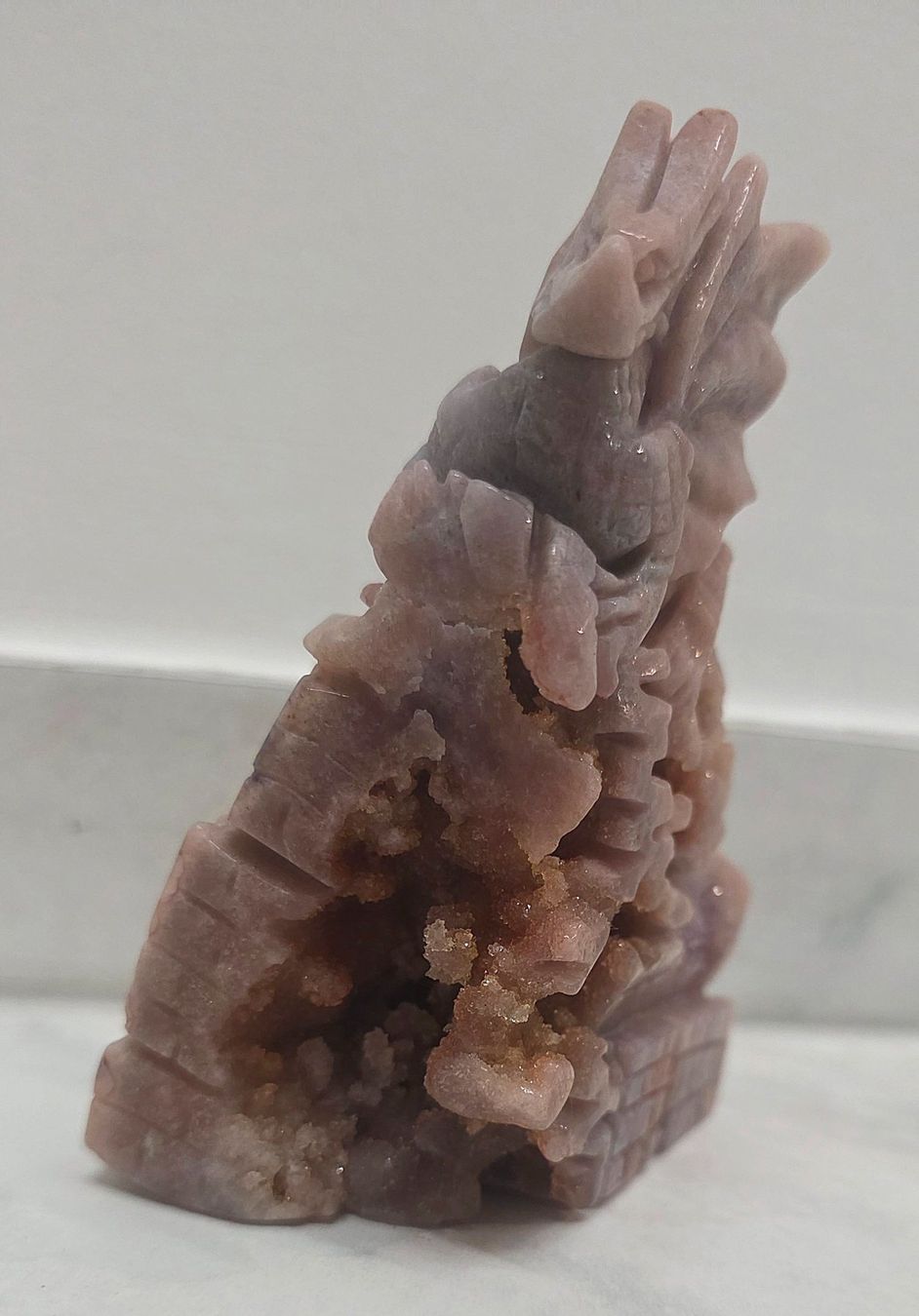 Minerali & Pietre curative: HQ Pink Amethyst Drache 640g – Nuovo e nell'imballaggio originale da Matzingen venduto da Shay_Crystalz 1