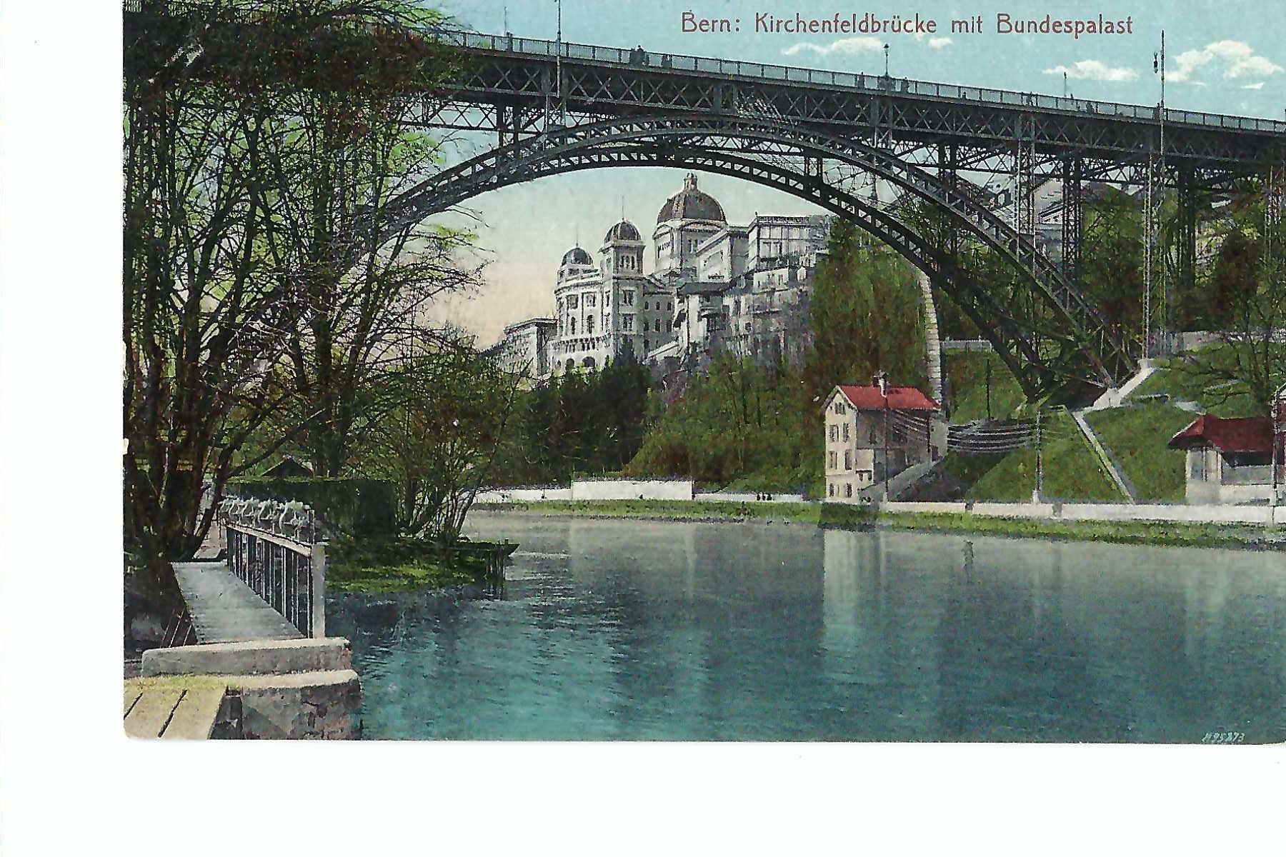 Cartes postales: Bern Kirchenfeldbrücke Bundespalast 1911 – D'occasion à Thun par 44wart