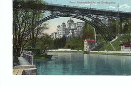 Bern Kirchenfeldbrücke Bundespalast 1911