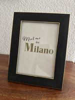 Fotorahmen mit Glas 13 x 18, Schwarz mit Goldrand, neuwertig