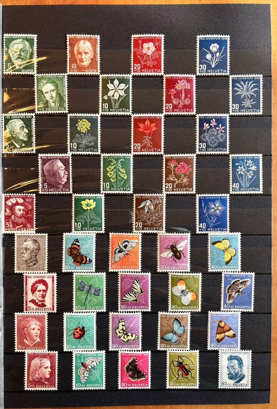 Tous les timbres: Pro Juventute Sammlung 1927-1963 **, Kat.350.- – Neuf (Voir description) à Nuglar par Stamp88 2