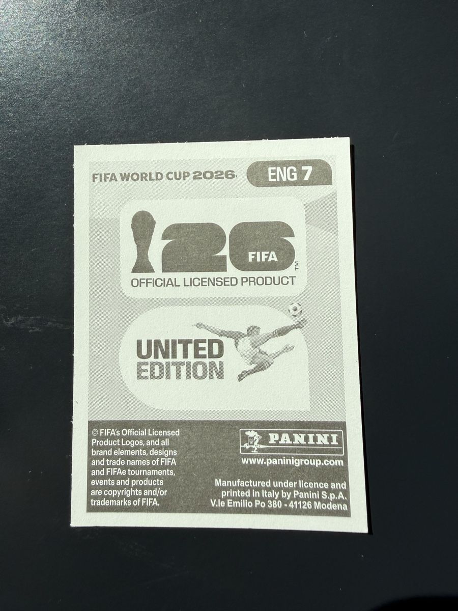 Panini Carte collezionabili: Carte panini 2026 - Reece James - ENG 7 – Nuovo (secondo la descrizione) da La Neuveville venduto da mypinguin 1