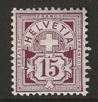 1906 : Ziffermuster Nr. 85a  *  : KP 500.--