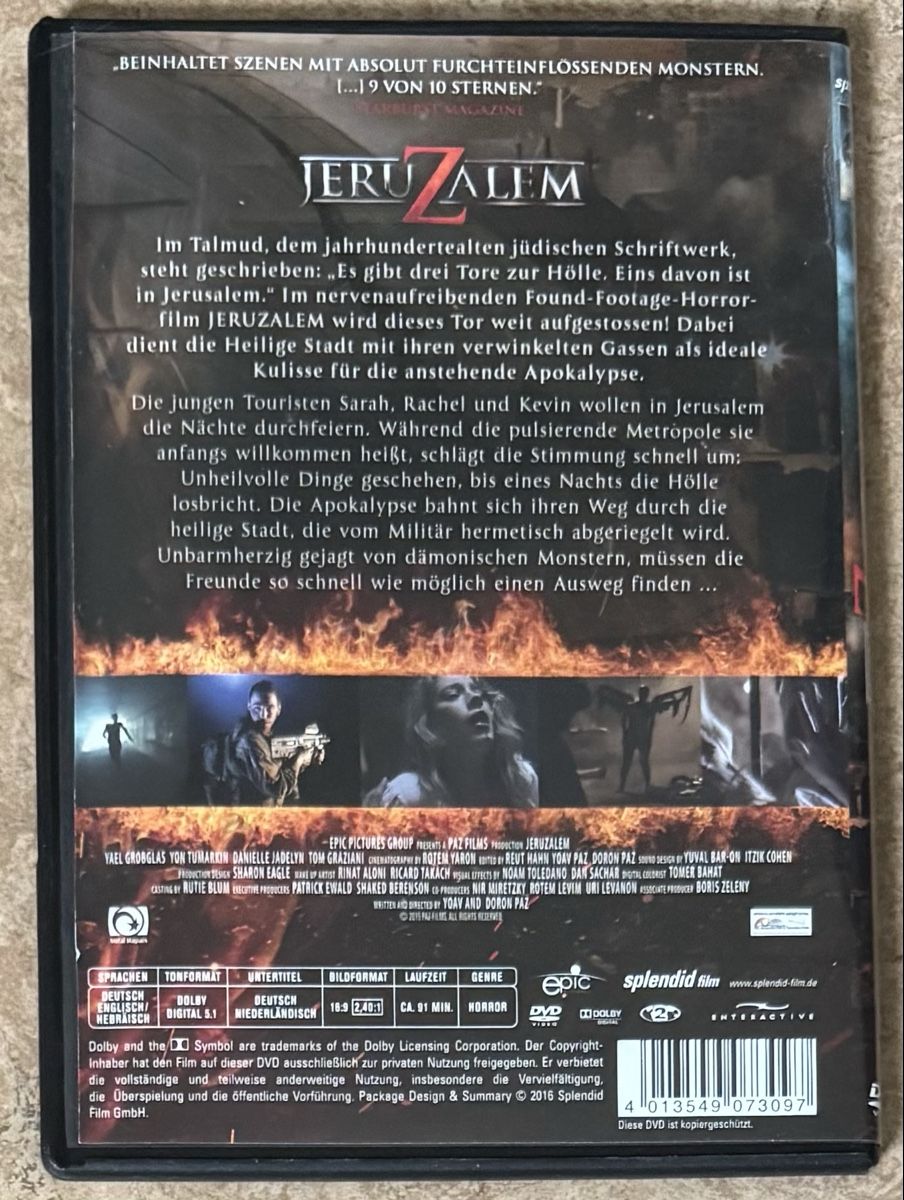 Alle DVDs: JERUZALEM – Neu (gemäss Beschreibung) aus Dietikon von AndreaSch01 1