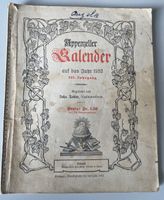 Appenzeller Kalender auf das Jahr 1952 231. Jahrgang