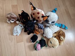 11 süsse Plüschtiere Stofftiere TY Beanie Boos