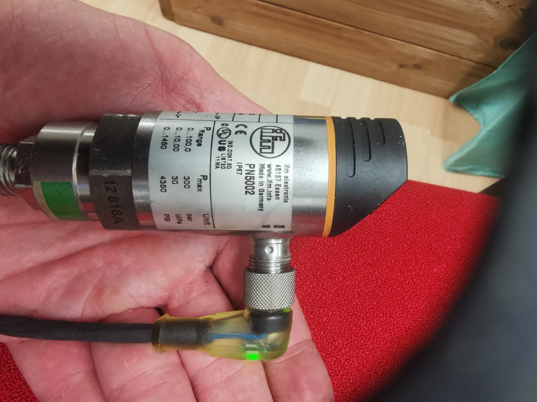 Componenti elettronici: IFM Electronic Drucksensor PN5002 - Top Zustand! – Usato da Niederlenz venduto da Chevy_V8 1