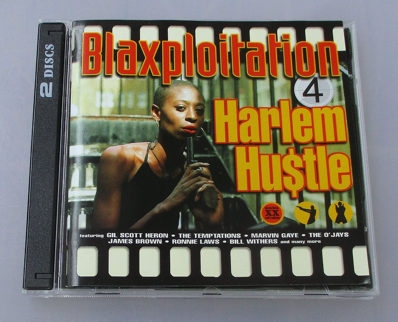 CD: BLAXPLOITATION 4 (HARLEM HUSTLE) - 2-CD – Usato da Wattwil venduto da Muriel11