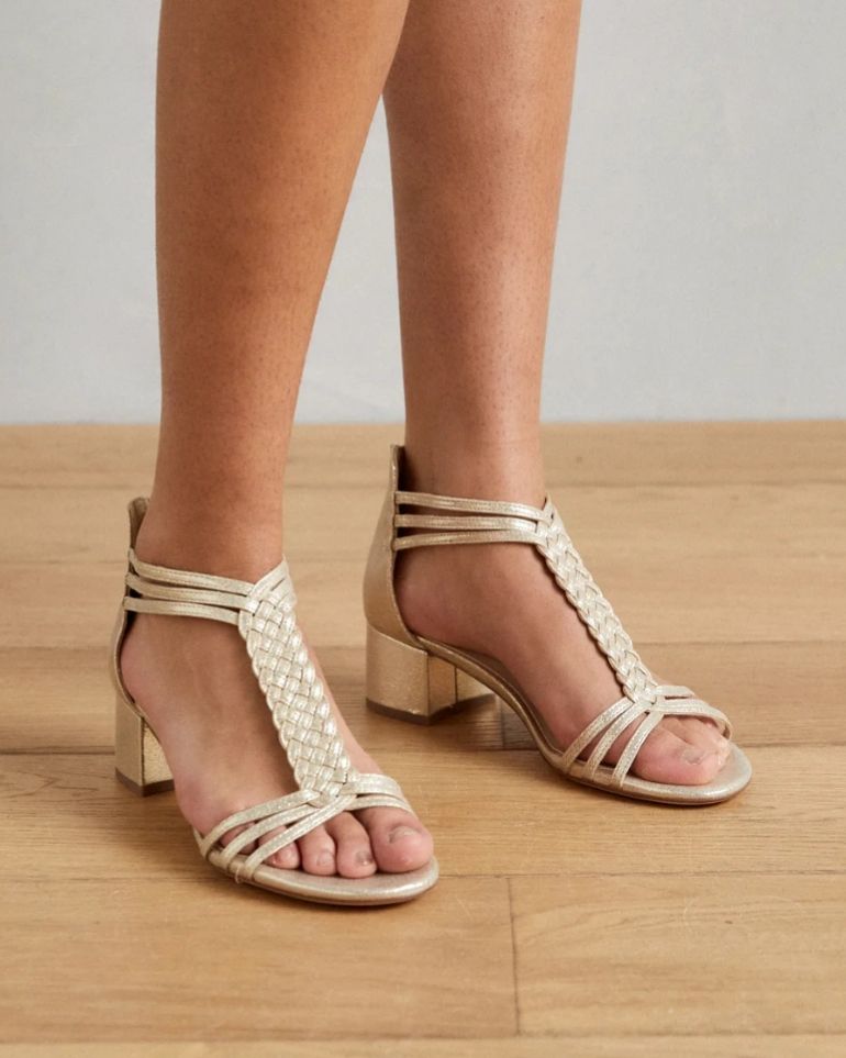 Zalando Scarpe da donna: Sandalen gold, Gr. 41 – Nuovo (secondo la descrizione) da Winterthur venduto da voan