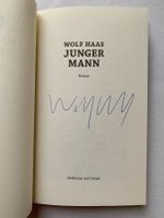 Wolf Haas – Junger Mann, handsigniert