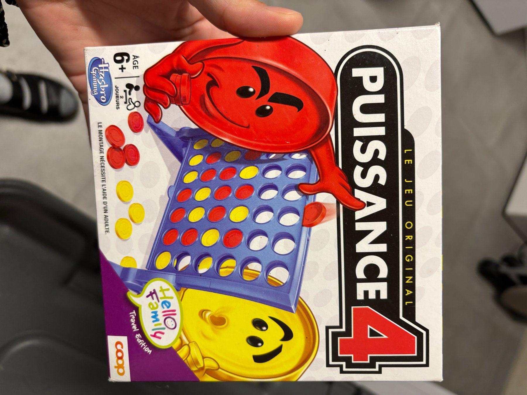 Hasbro Spiele: Jeu Puissance 4 – Gebraucht aus Salvenach von gwenwywar