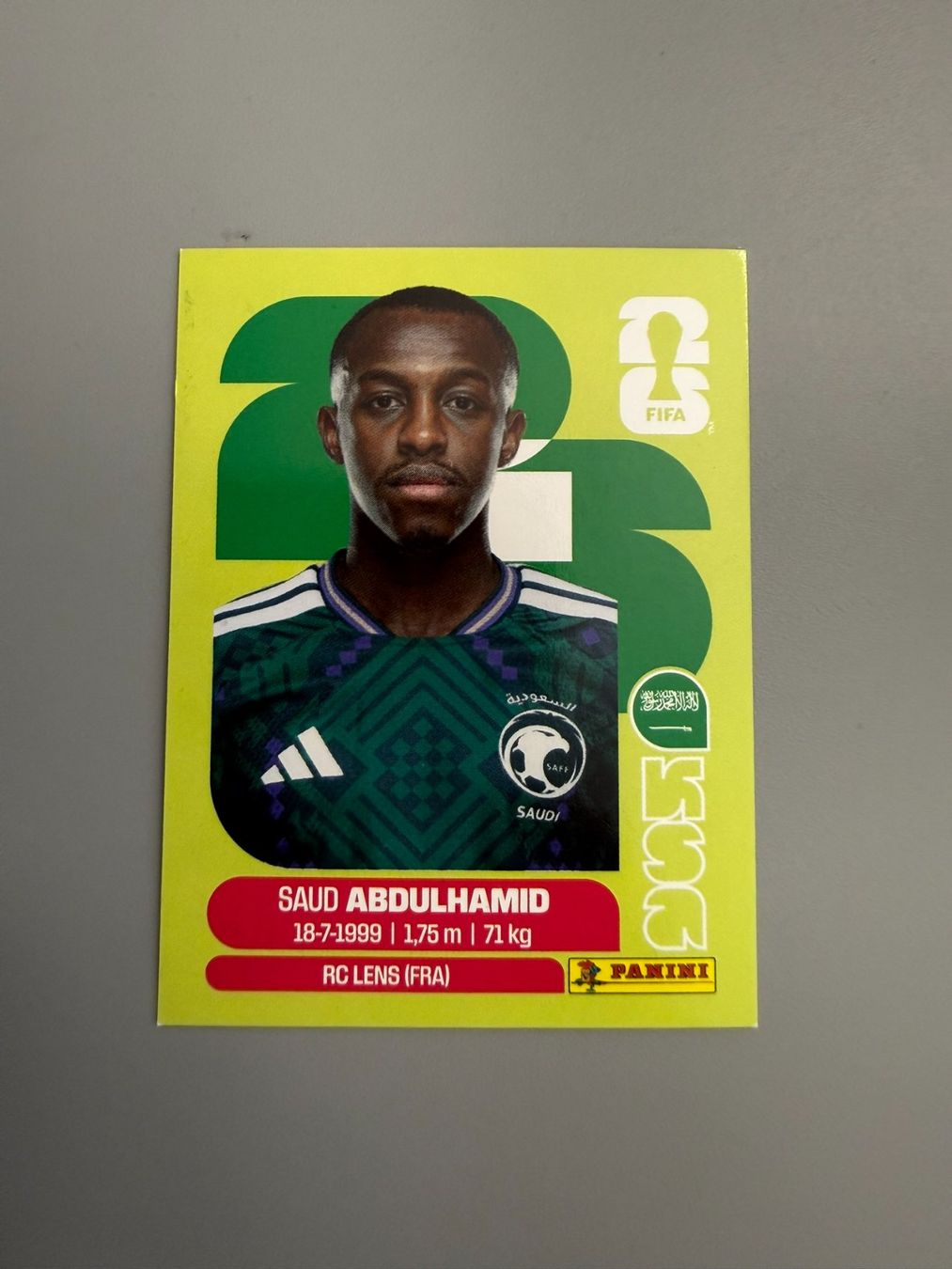 Panini Cartes à collectionner: Panini Saud Abdulhamid KSA4 – D'occasion à Liebefeld par Ronaldo-1996