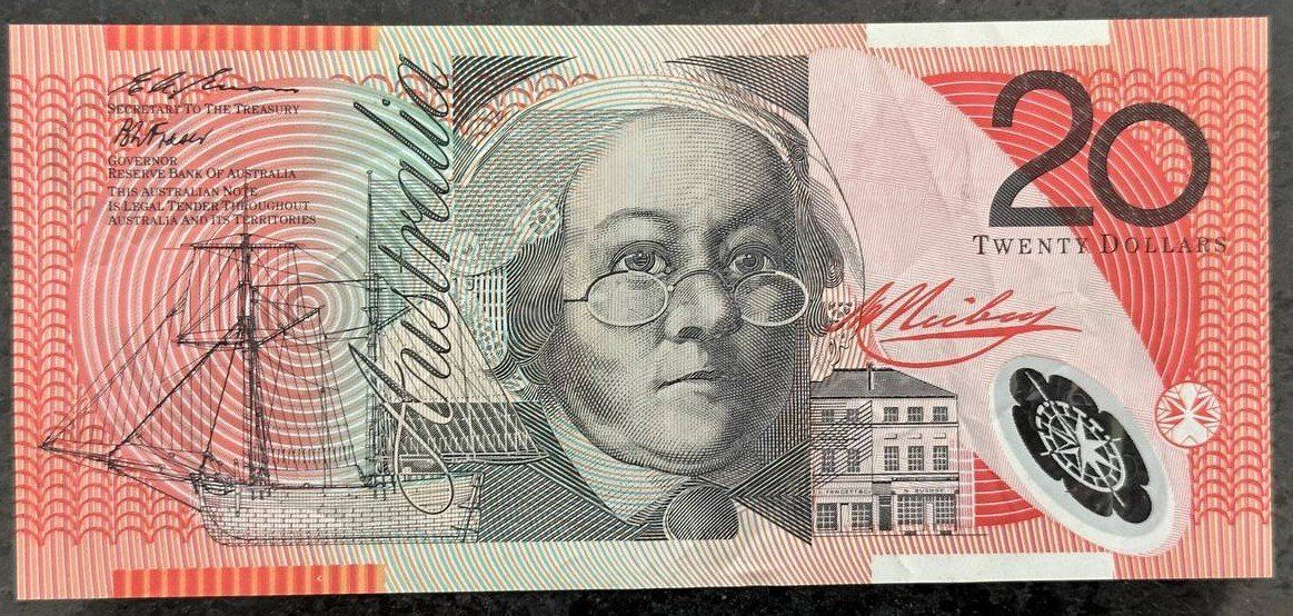 Banconote: Australien 20 Dollar Note, Jahr 2002-2016 – Usato da Beringen venduto da Mantafisch1 1