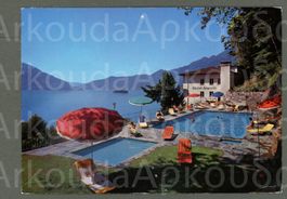 AK color Ascona TI Hotel Arancio, Piscina belebt ≈ 1979
