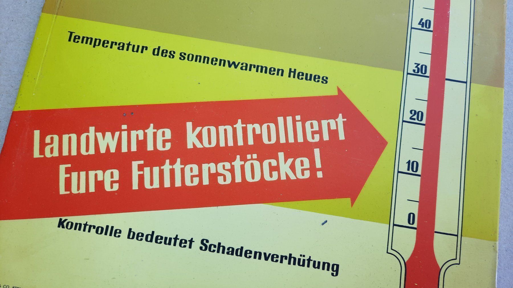 Schilder: GVZ Bauer Versicherung Heu Blech Schild – Gebraucht aus Hedingen von Zwackul 4