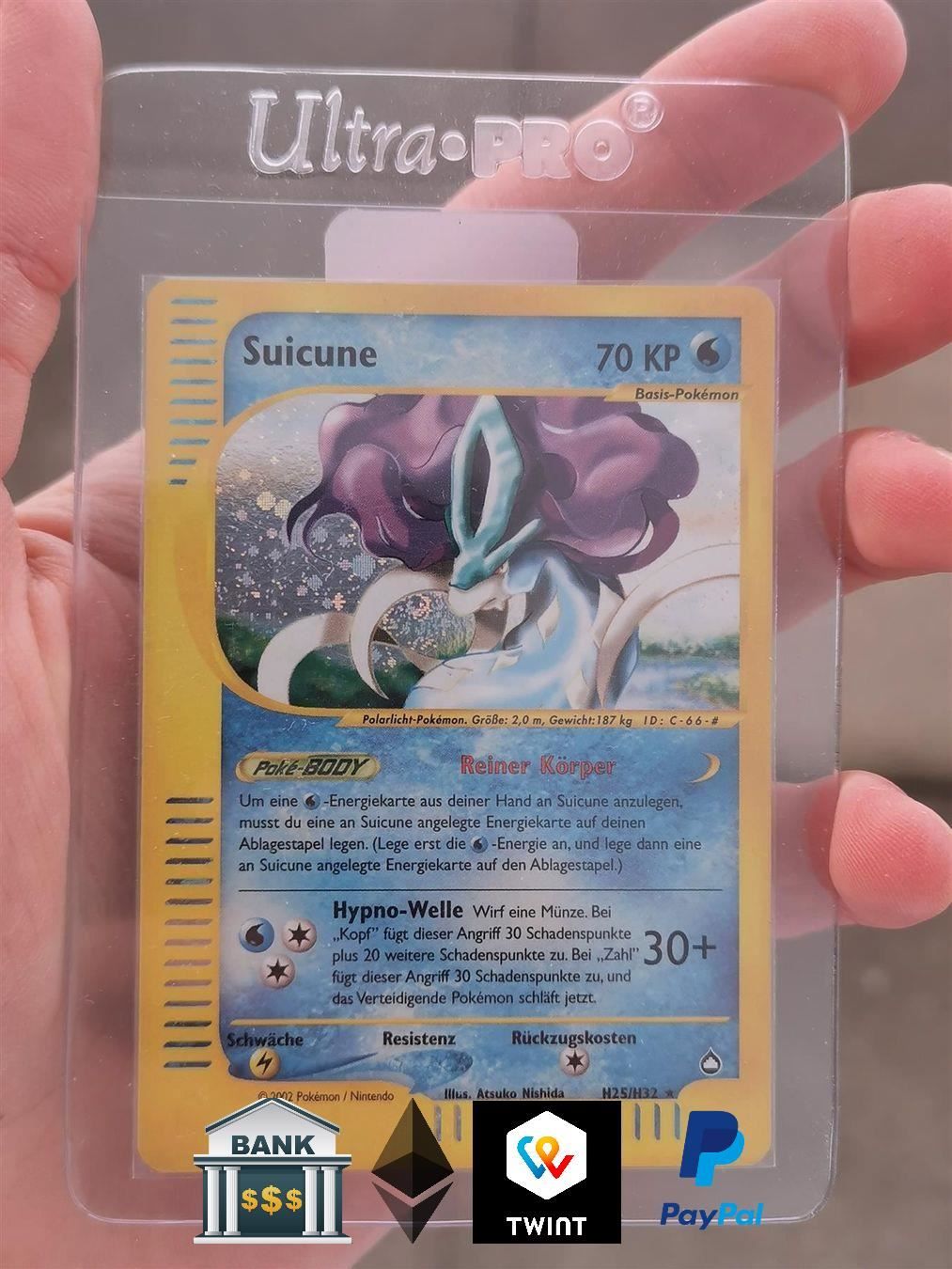 Pokémon Carte collezionabili: [PSA/BGS] Suicune H25/H37 Holo Grading – Usato da Widen venduto da Zu-Schlag