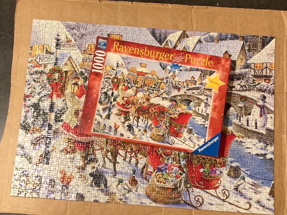 Ravensburger Puzzle – 1000 Teile „Großer Beschützer“, Mit Holzstruktur-Oberfläche