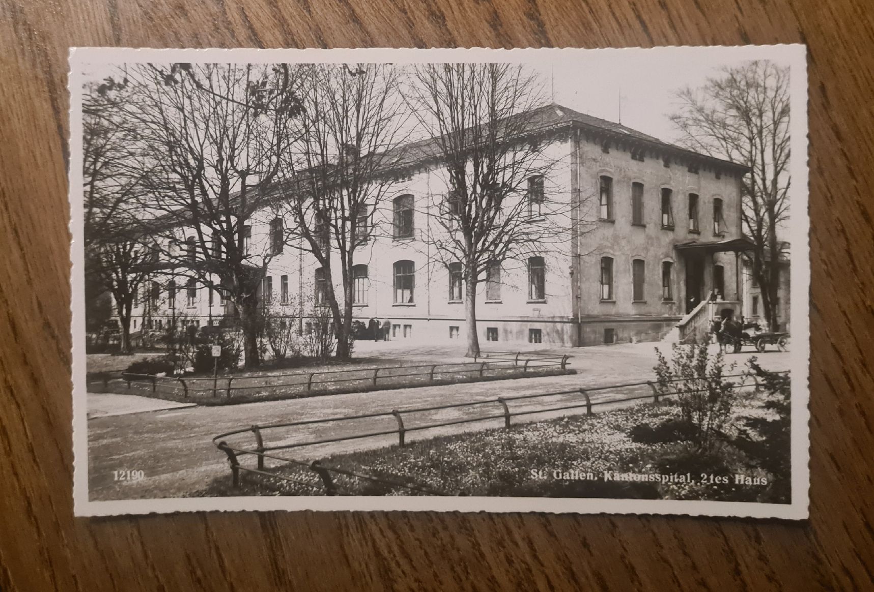 Cartoline postali: St. Gallen, Kantonsspital 1954 – Usato da Ebikon venduto da Donar50