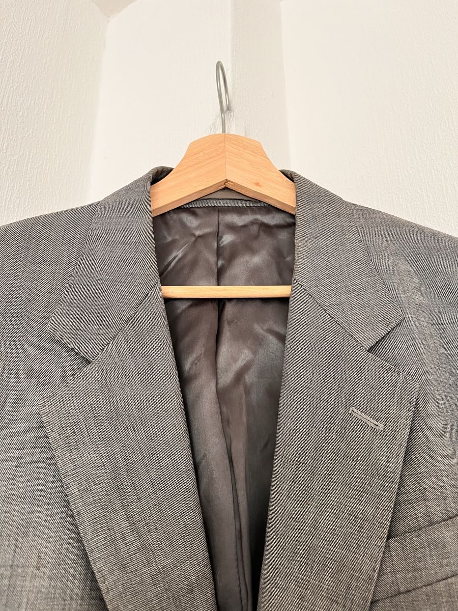 Giacche: OLD ENGLAND Paris Jacket Grey Wool Size 52 Made in England – Usato da Lausanne venduto da Danash 2