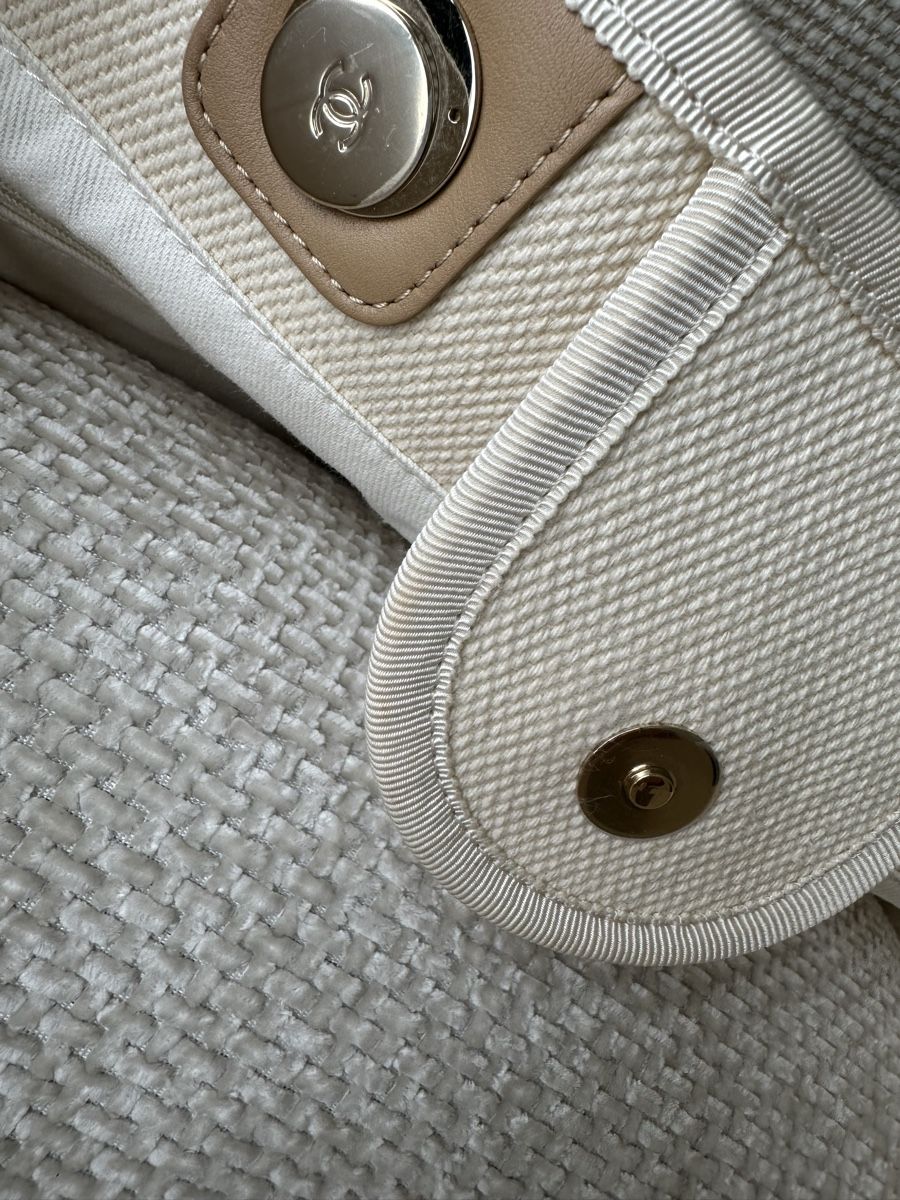 Chanel Borse da donna: Chanel Cabas Deauville – Usato da Grandvaux venduto da Leloudu099 9