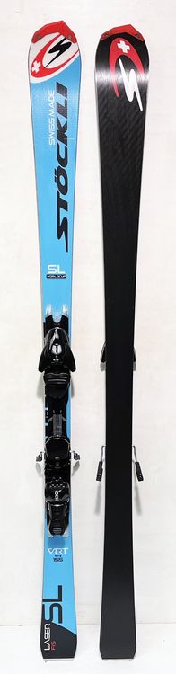 Ski Stöckli Laser SL Worldcup 155 Cm - Carver Slalom + Fixation - Occasion Bon état