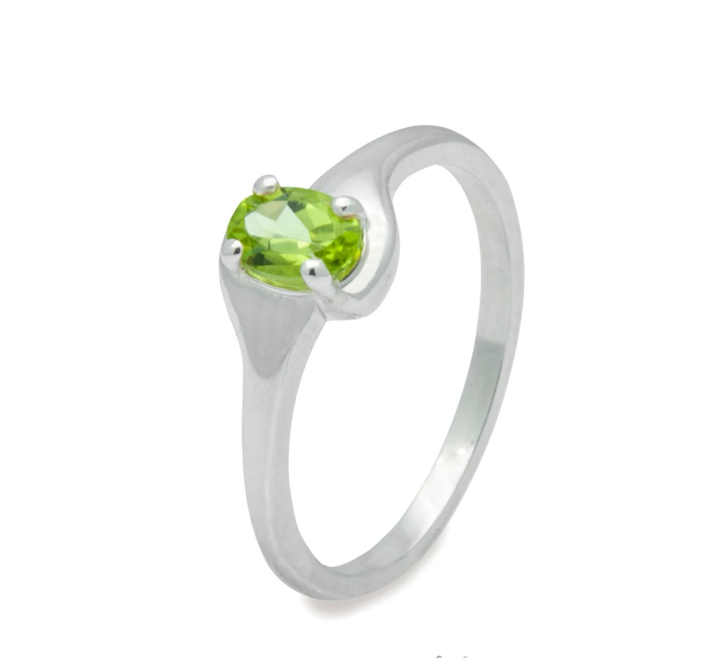 Anelli: Peridot Ring in Silber inklusive Ringgrösse anpassung – Nuovo e nell'imballaggio originale da Zürich venduto da GOS08 3