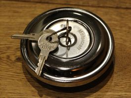 Motocraft Chrom Tankdeckel (Abschliessbar/Oldtimer)