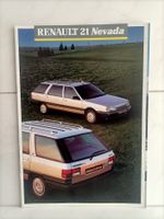 Brochure Catalogue Renault 21 Nevada TS/GTS/GTX/4x4 (Suisse)