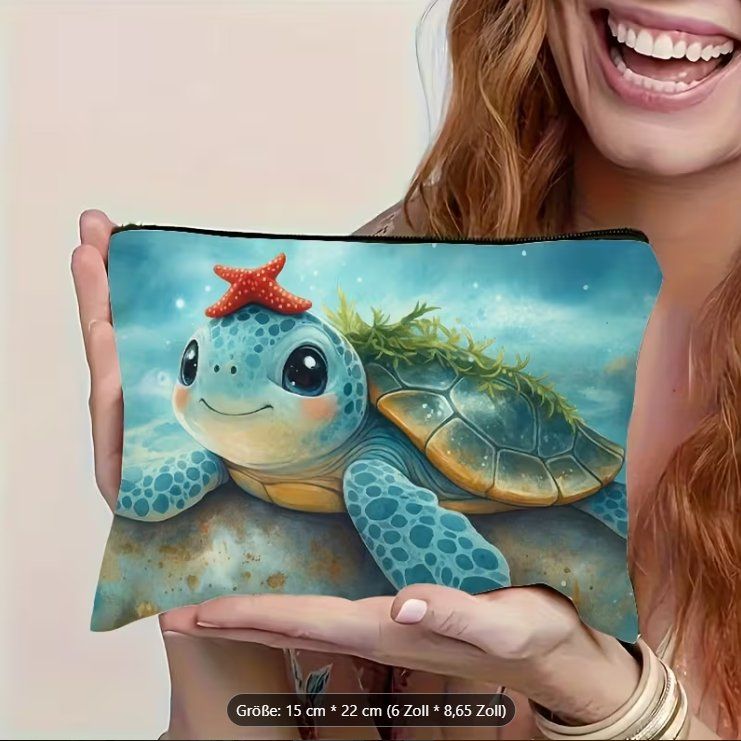 Custodie per cosmetici: Make-up-Tasche Schildkröte – Nuovo e nell'imballaggio originale da Gerlafingen venduto da Tsuru