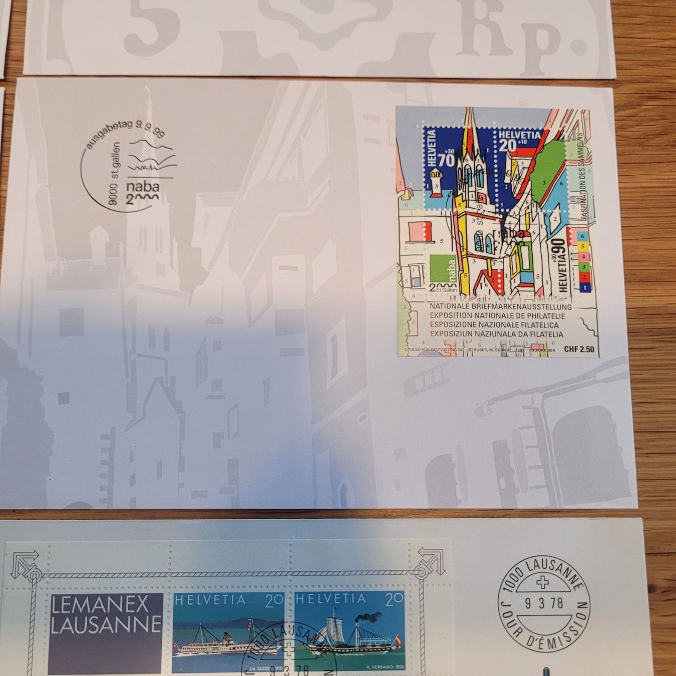 Alle Briefmarken: Los Mit FDC MIT Kleinbogen – Gebraucht aus Biel/Bienne von Destockweb 5