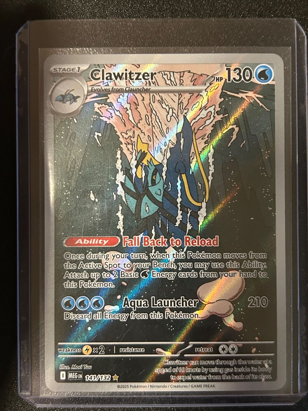 Pokémon Carte collezionabili: Clawitzer IR Mega Evolution (MEG141) EN NM – Nuovo (secondo la descrizione) da Vevey venduto da Meideprac