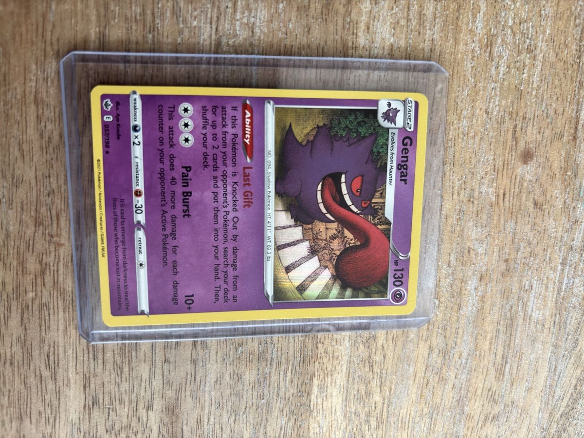 Pokémon Carte collezionabili: Gengar pokemon card holo – Nuovo (secondo la descrizione) da Steinmaur venduto da BobsCards