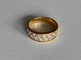 Damen Ring gelbgold 750 mit 17 Brillanten NP: 4780.-