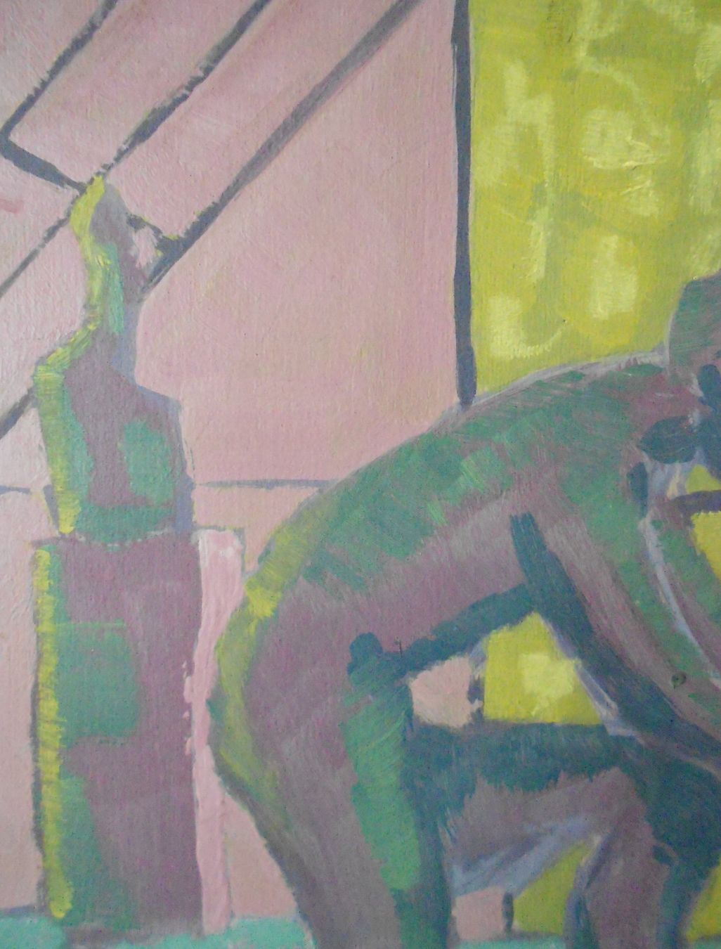 Gemälde: ANONYM Expressionismus ca.1940 Oel auf Malkarton – Gebraucht aus Dübendorf von ArtExpression 3