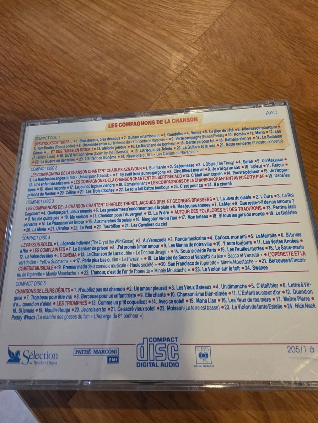 CD: Les compagnons de la chanson CD N°1 – Nuovo (secondo la descrizione) da Cudrefin venduto da sebou05 2