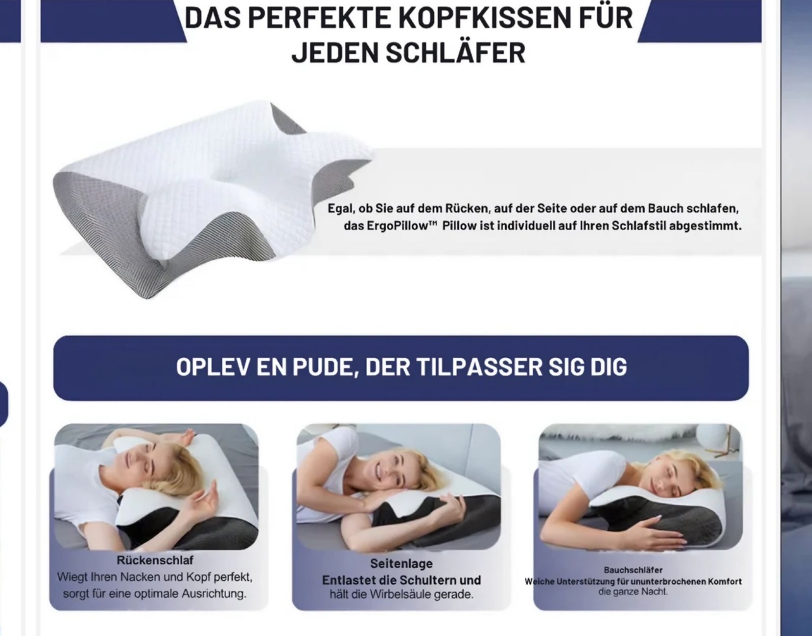 Cuscini: Ergonomisches Kissen – Nuovo (secondo la descrizione) da Oeschgen venduto da Binchen75 1