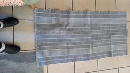 tapis coton épais dans les tons gris