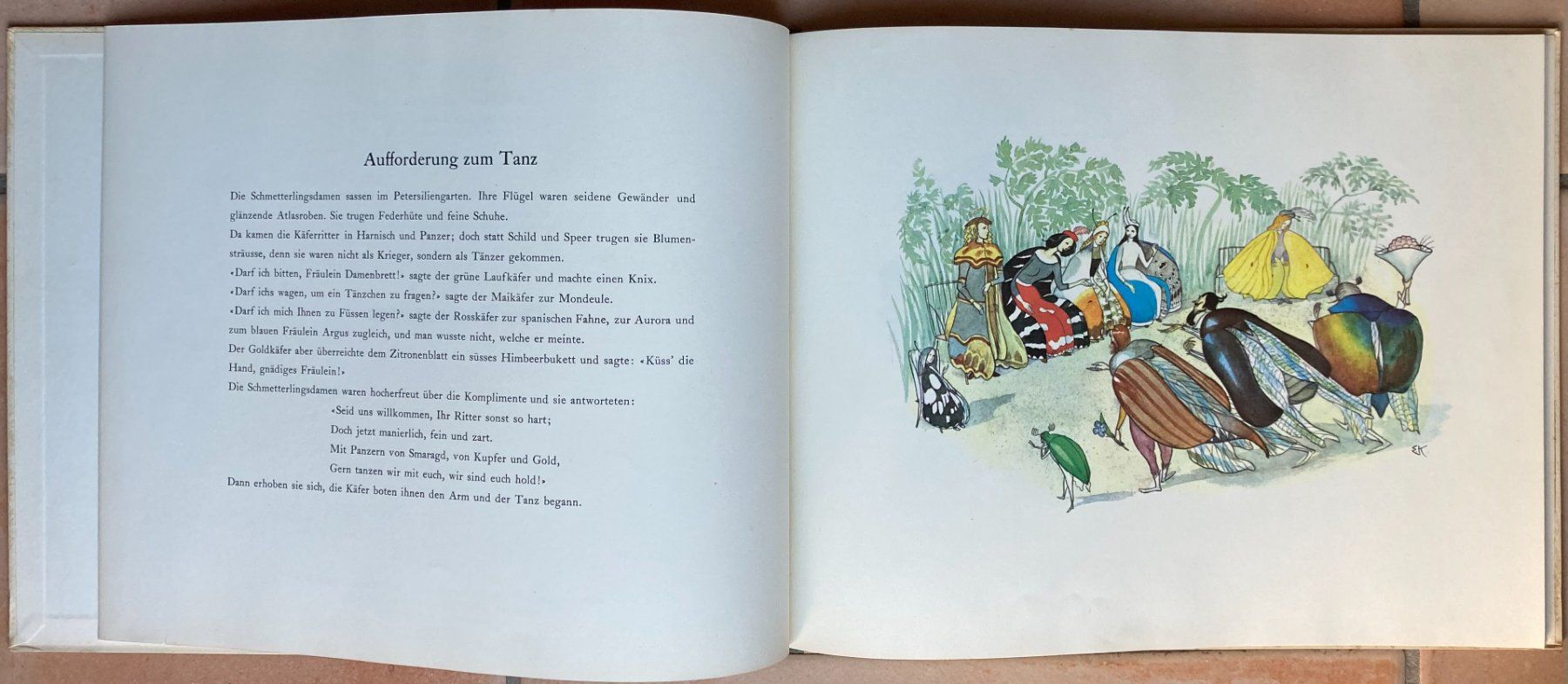 Libri: Der Traumgarten - E. Kreidolf - 1955 – Usato da Versoix venduto da HELVETICA_1 1