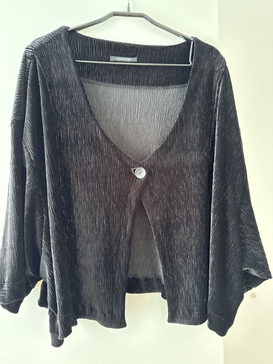 Niederberger Camicette: 2-Teiler Bluse & Jacke Gr.46/48, Niederberger – Nuovo e nell'imballaggio originale da Huttwil venduto da graesihu 1