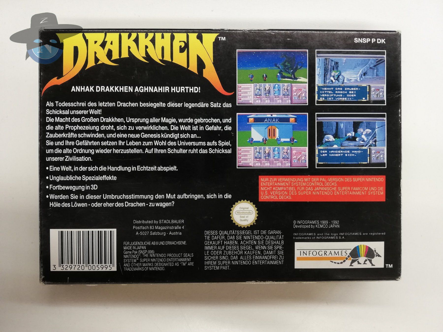 Nintendo Giochi: Drakkhen / Super Nintendo SNES – Usato da St. Gallen venduto da zorro_dc 1