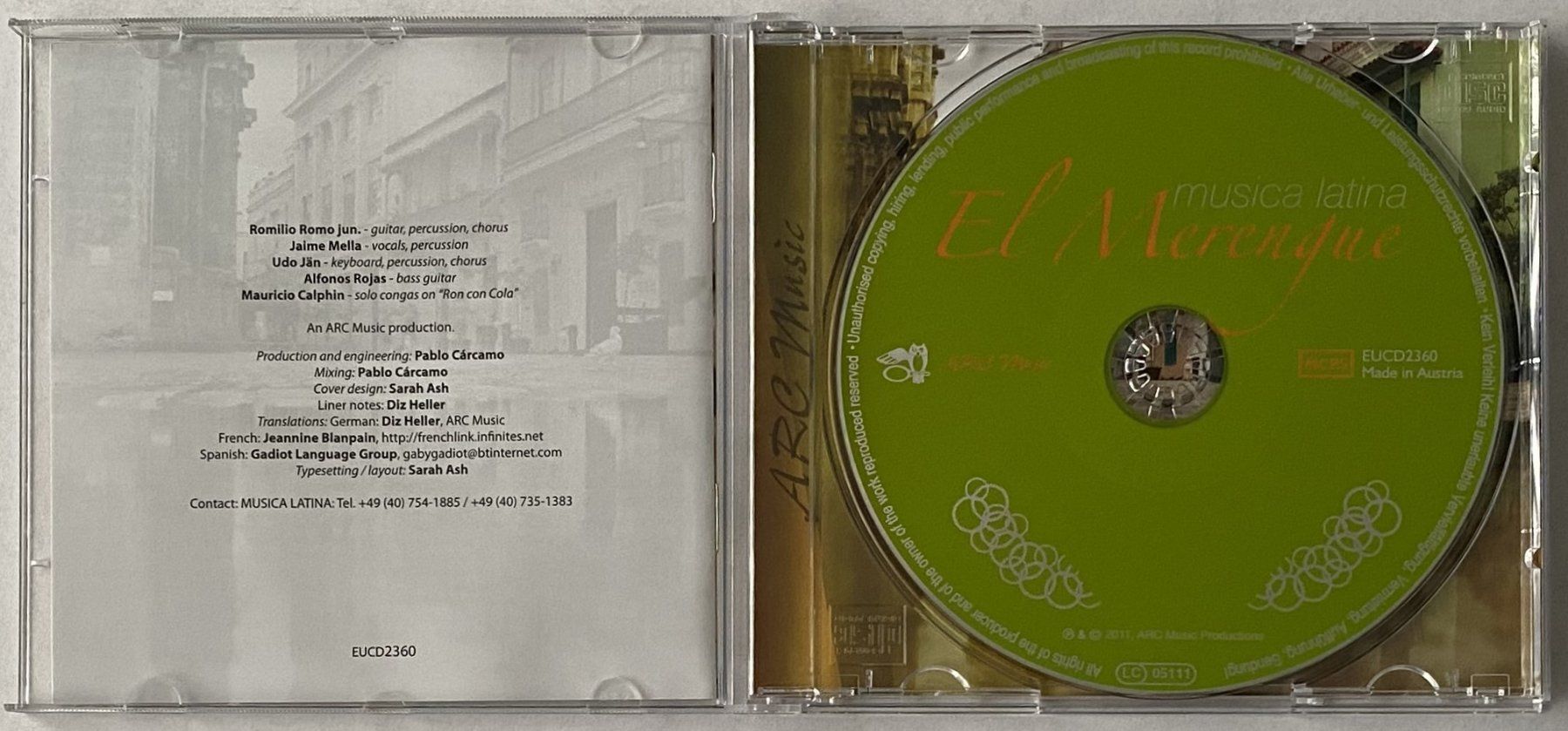 CDs: Musica Latina, El Merengue – Neu (gemäss Beschreibung) aus Flums von Asquillo 2