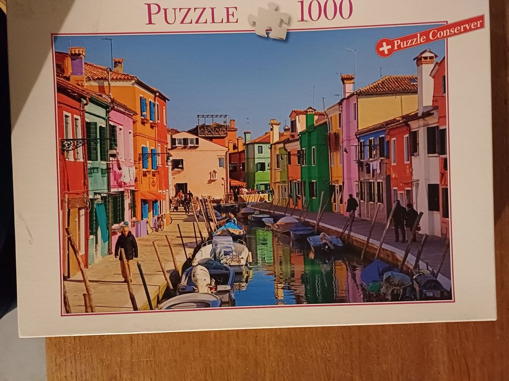 Lais Puzzle 'Bunte Häuser Am Saone-Ufer, Lyon' | 1000 Teile | Hochwertiger Druck & Stanzung