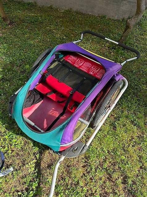 Rimorchi: Fahrradanhänger Wagen klappbar – Usato da Kreuzlingen venduto da blumenfee52 2