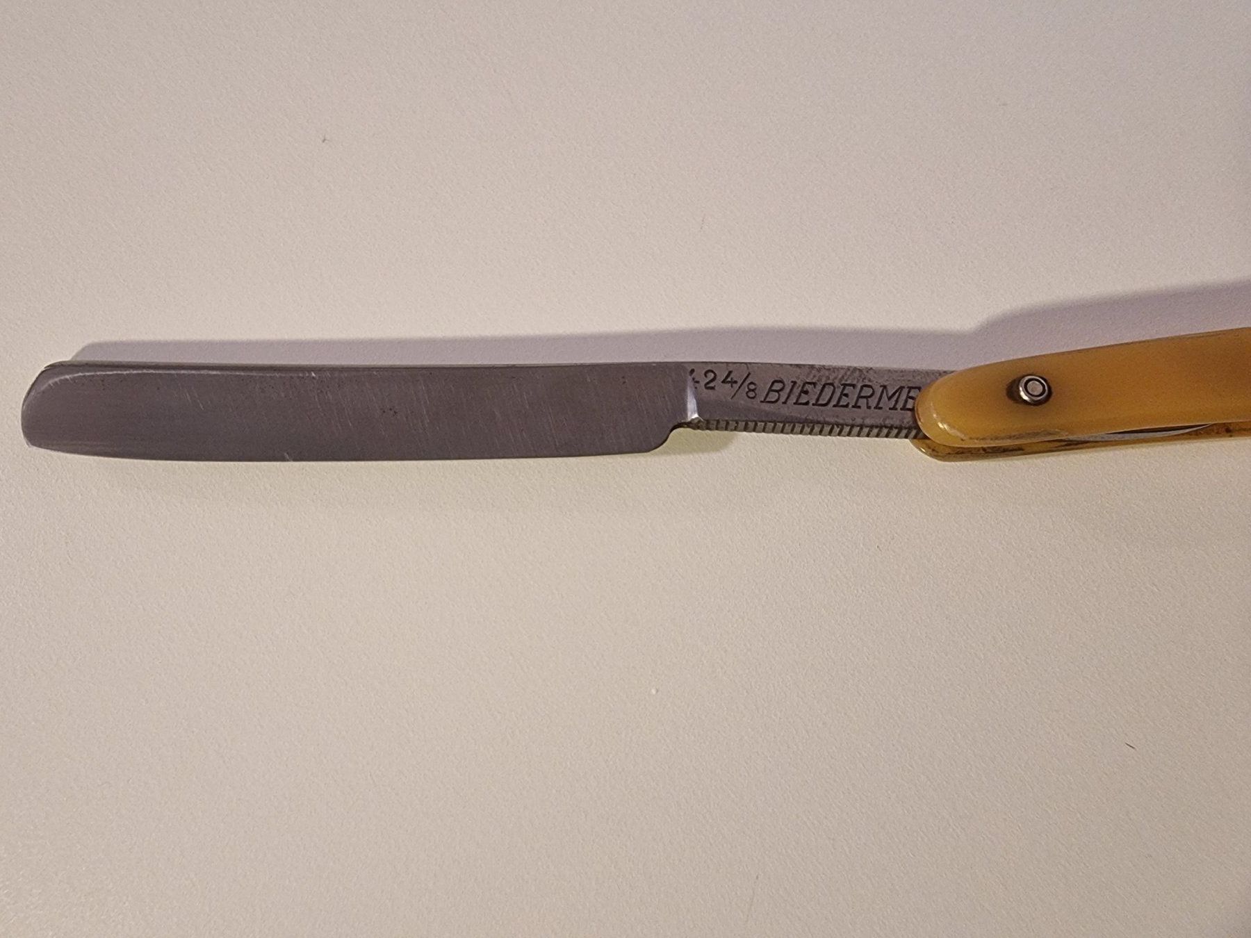 Rasoi & Lamette da barba: Antike Biedermeier Rasiermesser, H. Eicker & Söhne. Top! – Usato da Langenthal venduto da adler580 2