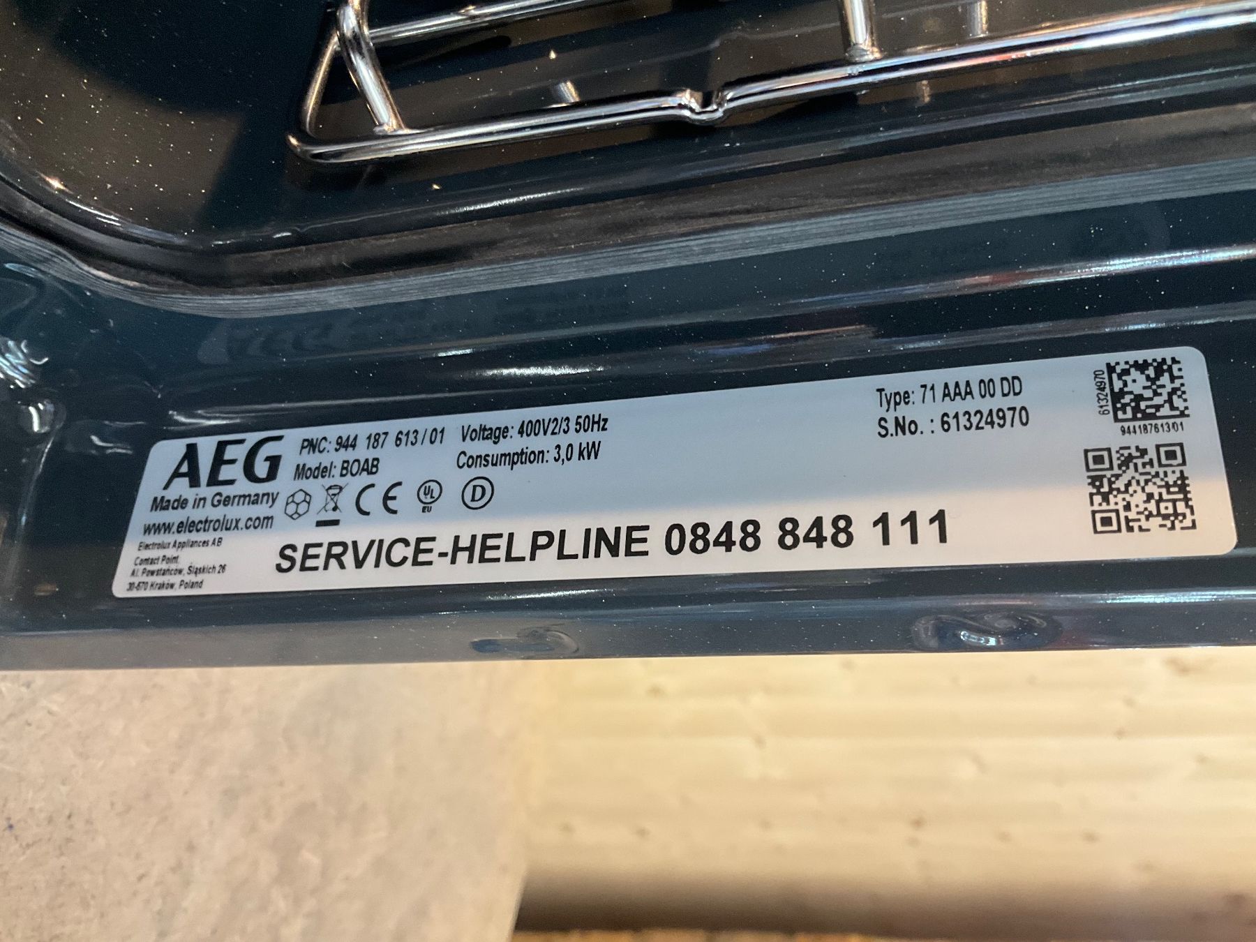 AEG Forni: 038 AEG BOAB Backofen aus Liquidation – Nuovo (secondo la descrizione) da Derendingen venduto da Meisterstuecke 7