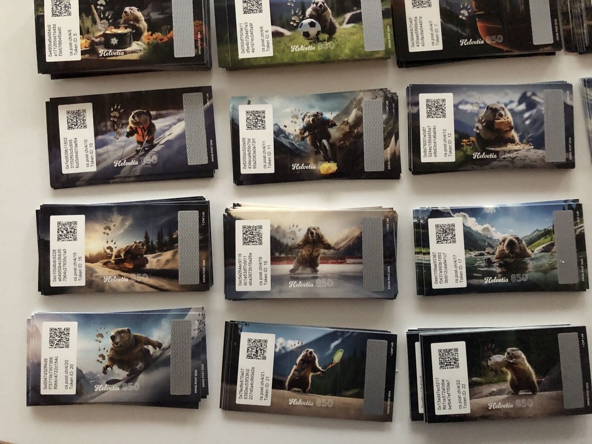 Tutti i francobolli: Swiss Crypto Stamp SERIE KOMPLETT !!! – Nuovo (secondo la descrizione) da Lufingen venduto da Rac0 1