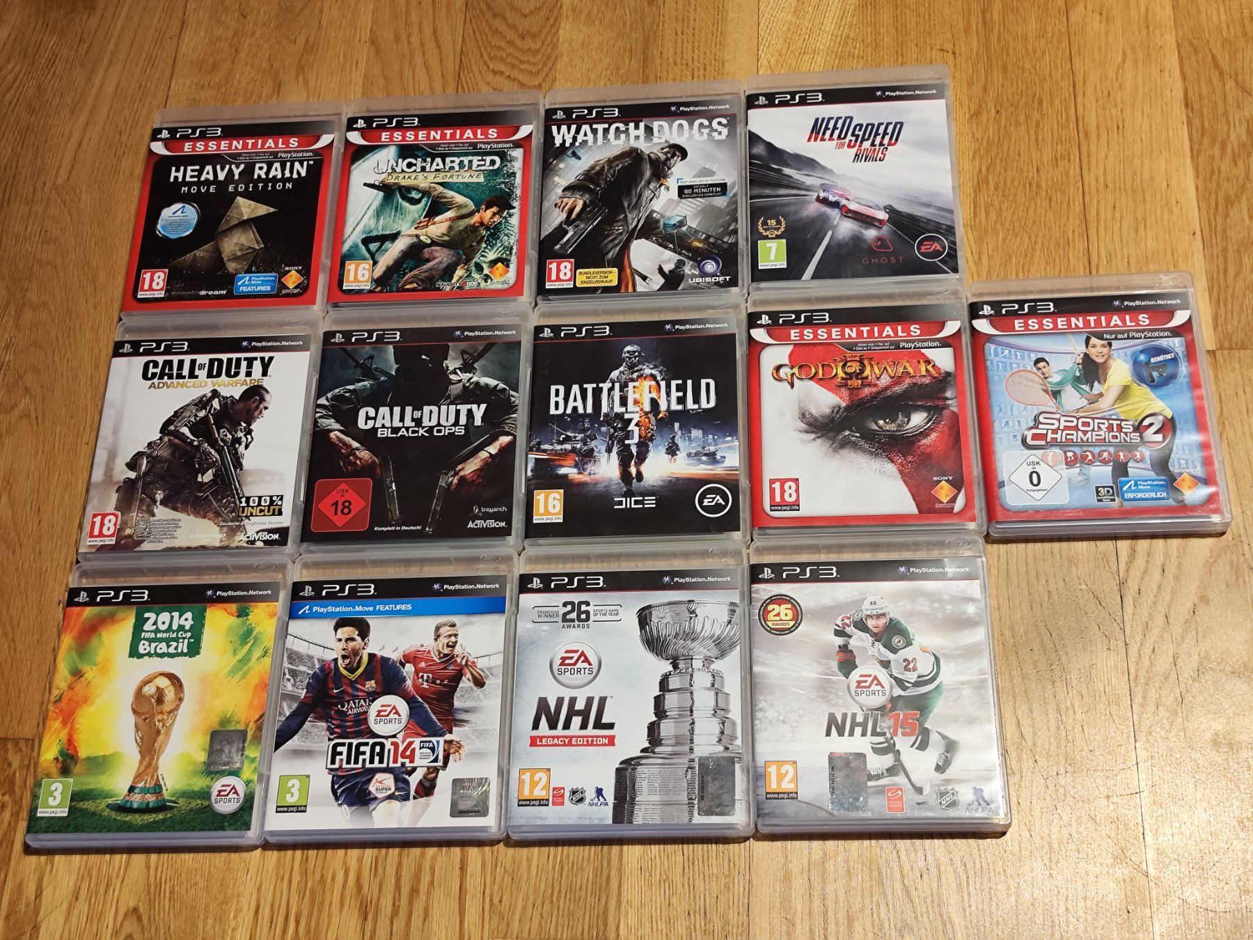 Sony Console: PS3 Konsole + 2 Controller + diverse Spiele – Usato da Gümligen venduto da Anso79 3