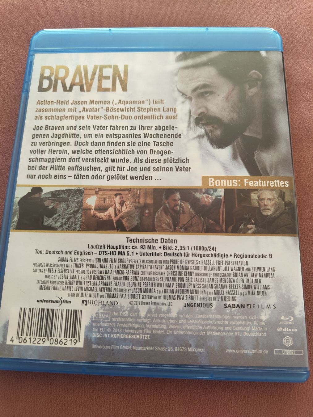 Tutti i DVDs: Blu-Ray: Braven – Usato da Zürich venduto da Slevin2710 1
